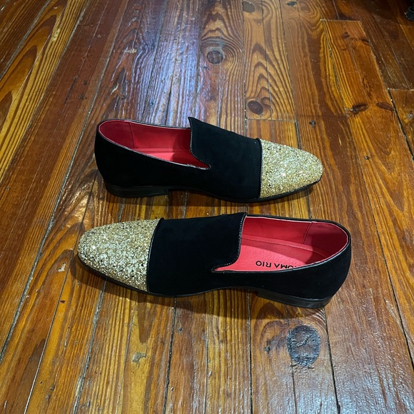 Men’s ROMARIO Dress Shoes, Gold, Size 9 1/2 - Picture 8 of 9